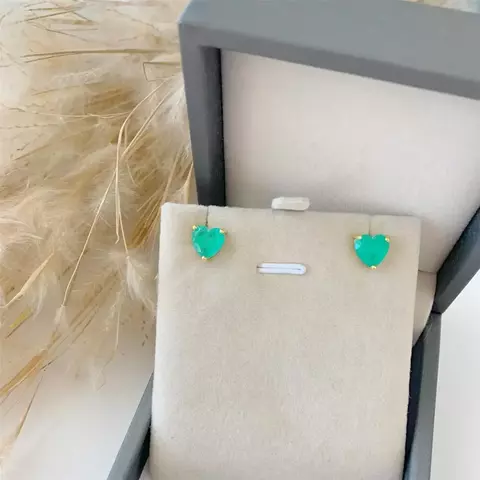 Brinco blue hearth - comprar online