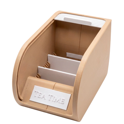 Shutter Tea Box: Porta Chá Moderno Nórdico