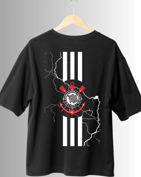 Camisa Oversized R I V E N - Corinthians Brasão