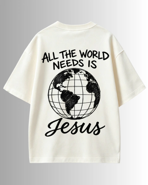 Camisa Oversized R I V E N - All Need Jesus