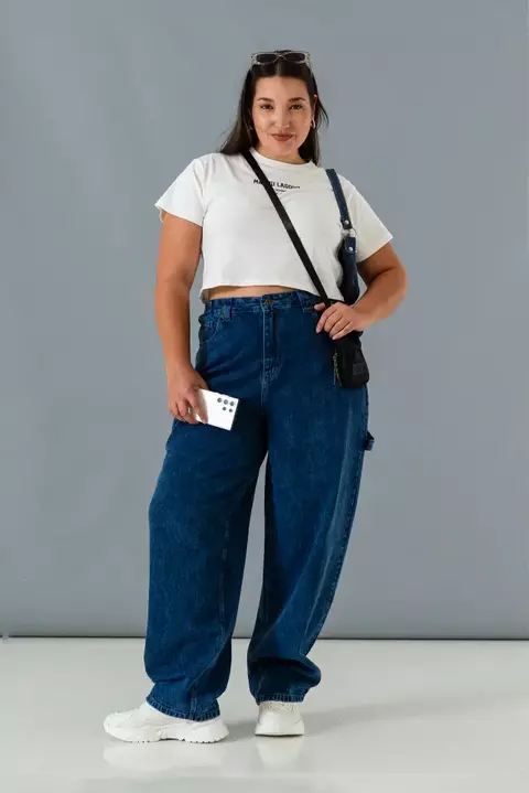 ART.2129 | BALLON CARPENTER AZUL MATIZADO CON HEBILLA RIGIDO TALLES 48 AL 56 GORSI