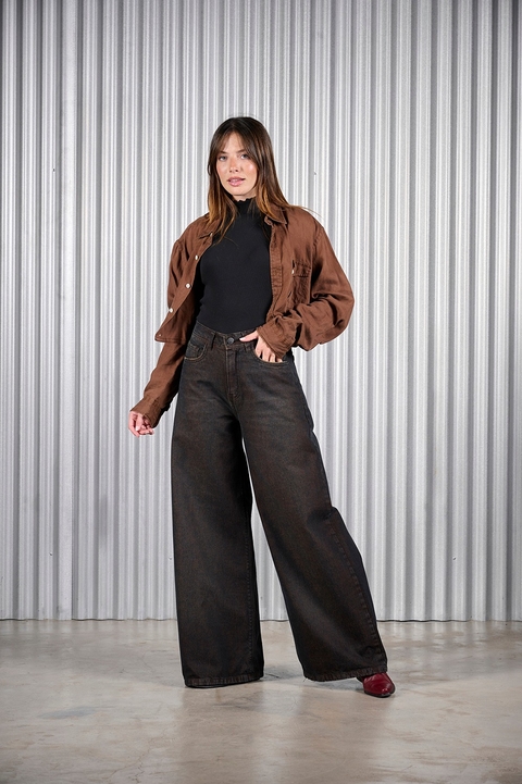 ART. 373 | MAXI BAGGY CLÁSICO VINTAGE MARRÓN TALLES 36 AL 46 CENITHO