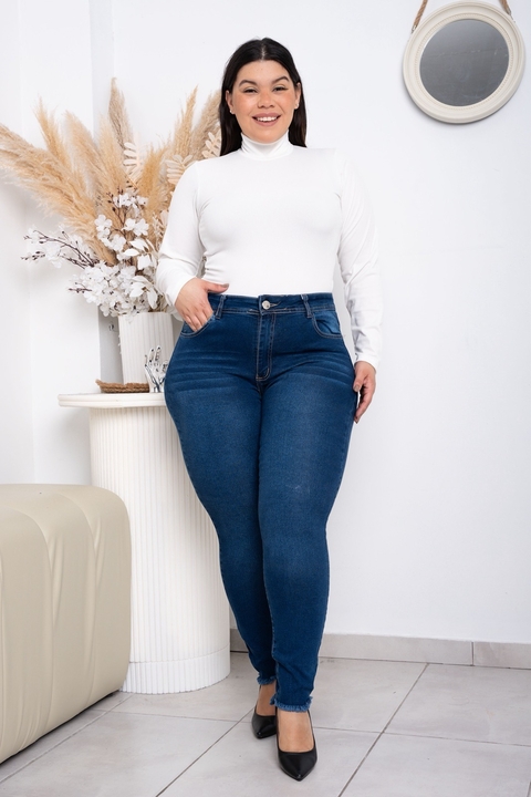 CHUPIN ESCALA AZUL ELASTIZADO CON BIGOTES TIRO ALTO TALLES DEL 46 AL 60 MARCA CRISAL