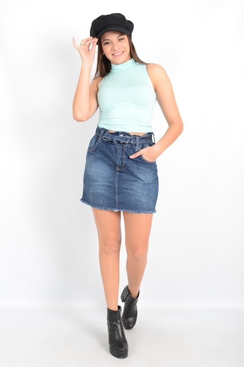 Art.M-27 MINI MOÑO CORDON CLASICO AZUL DESFLECADO TIRO ALTO TALLES 36 AL 46 VERSUS