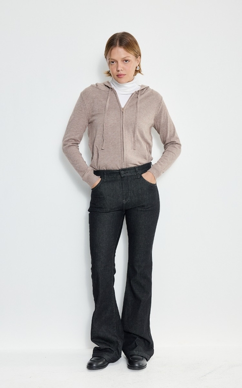 1885 | Jean Oxford Gris Tiro Medio elastizado Talles 36 Al 44 Inquieta