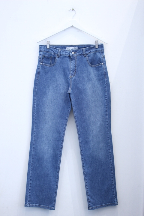 Recto Cairo elastizado localizado celeste tiro alto talles 44 al 54 deka