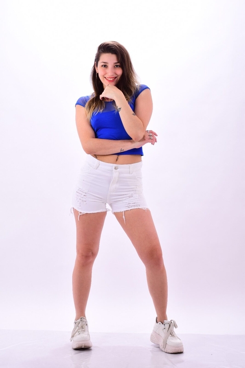 WUNDER | SHORT BLANCO CON ROTURAS RIGIDO TALLES 36 AL 52 ANA CLARA