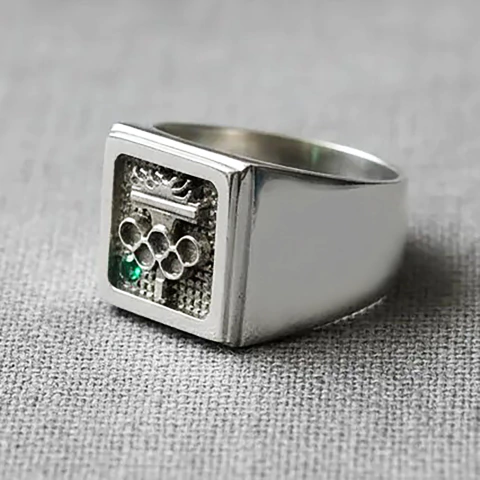 Anel Formatura Educação Física Prata 950