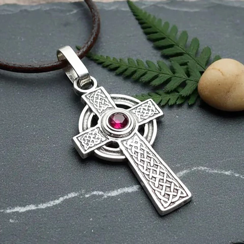 Pingente Cruz Celta Prata 950 - Maxi Joias