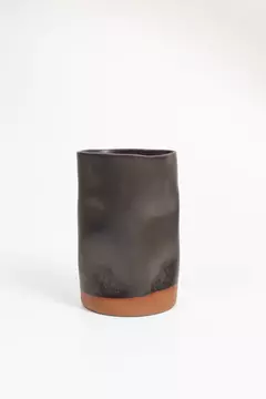 FLOREROS/PORTA UTENSILLOS 02 NEGRO MATE - comprar online