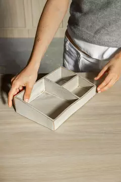 Organizador makeup/skincare 01 visón - vybratest