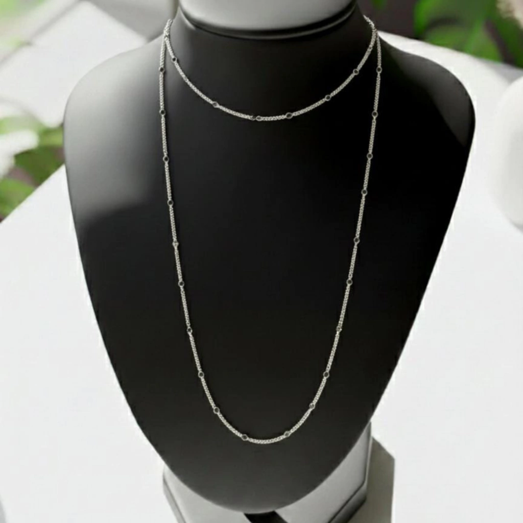 COLAR DUPLO CORRENTINHA CORAÇÃO