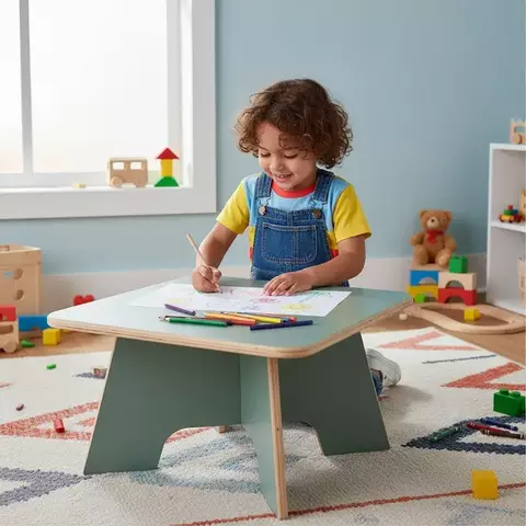 Mesa Infantil Encastrable Didactica Madera Niños Desk Kids - comprar online