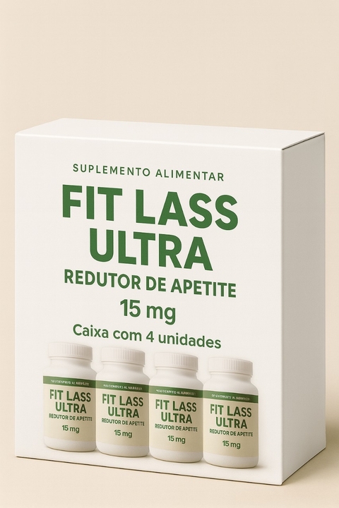 Fitlass caixa com 4 unidades de 15mg