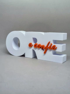 Letreiro Ore e Confie - comprar online