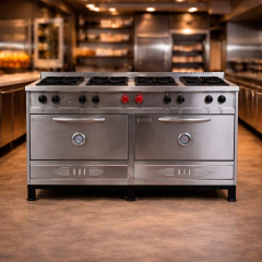 Cocina Industrial de 8 hornallas Calabro en internet