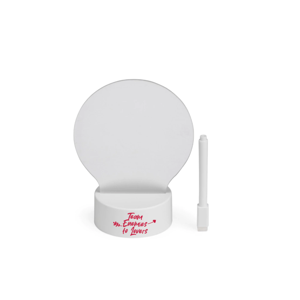 Luminária LED de Mesa com Tela para Escrever