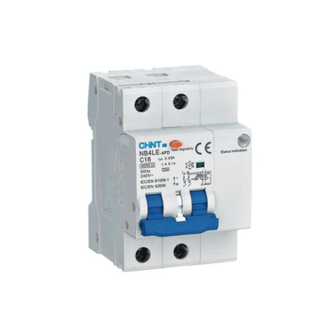 Detector Falla De Arco, Termomagnético, Disyuntor, 10A, Curva C - 30Ma, Clase A, 6Ka - 2 Polos