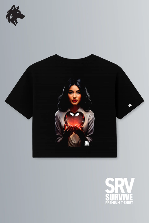 T-SHIRT FEMININA INSPIRE CROPPED