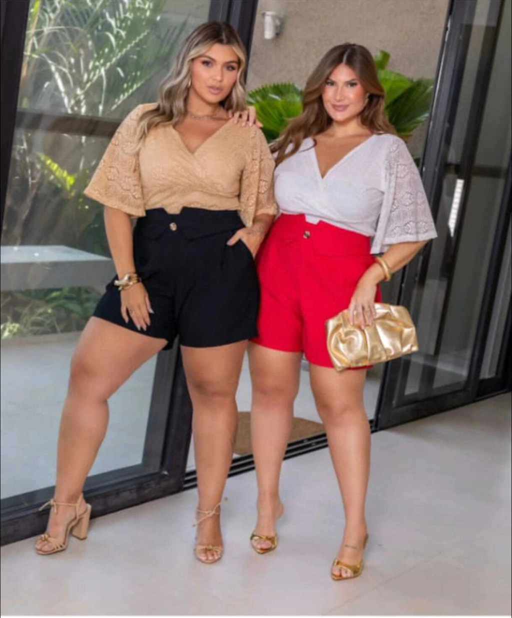 Short Alfaiataria com Pala