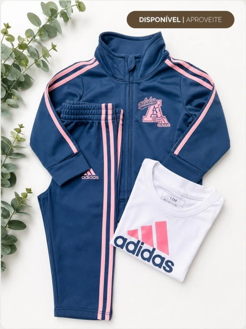 Trio Adidas baby Girl - 3 peças