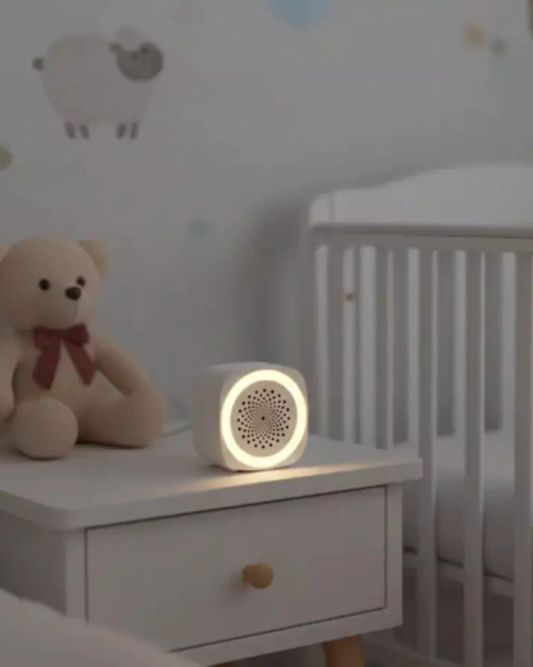 Dispositivo de sonido blanco con luz