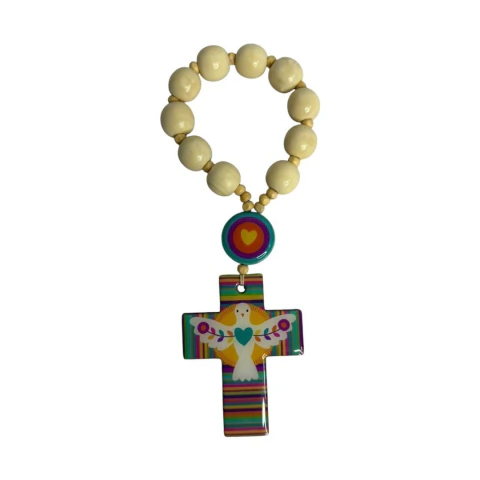 Imagem do Dezena Bola Madeira - Crucifixo