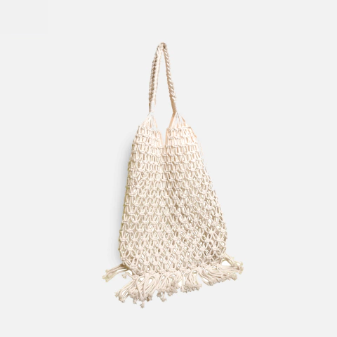 Bolsa Macrame Rede Vazada - Jeitinho Brasileiro