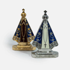 Imagem Nossa Senhora Aparecida Metal Grande - comprar online