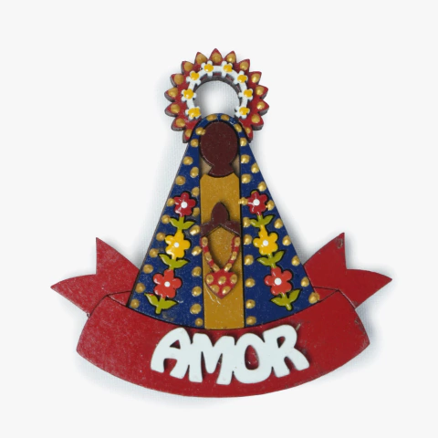 Ímã Nossa Senhora Aparecida - Saudações - Mdf na internet