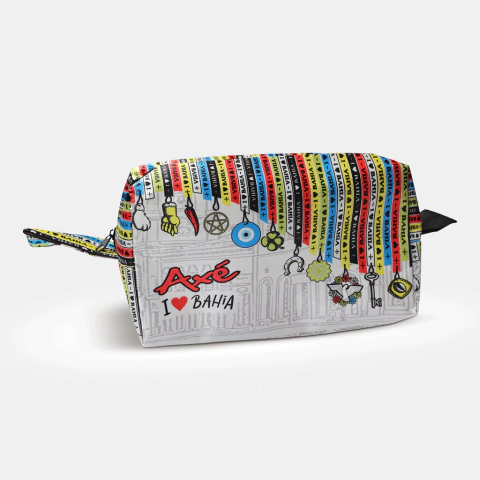 Necessáire Tecido Acetinado Bahia - comprar online