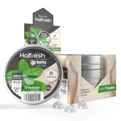 Bala para Garganta Zero Açúcar Halfresh Mentol Extra Forte Display c/ 6 | Com Nanoprópolis e Vitamina C