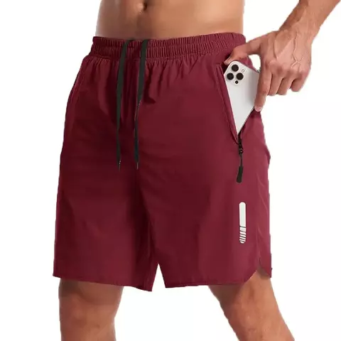 Calções esportivas masculinas roupas esportivas verão shorts de corrida praia bo