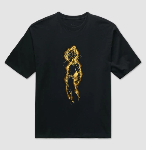 Camiseta Oversized M4NSHORE - GOKUS (MS017)