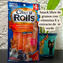 Churu rolls x 4 piezas pollo - 40gr