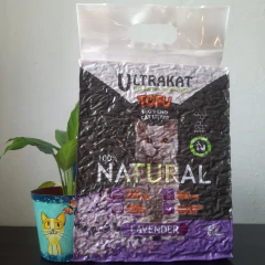Arena tofu ecológica ultrakat lavanda 2.5 kg - comprar en línea