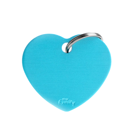 My Family Chapita Big Heart Aluminum Light Blue - comprar online