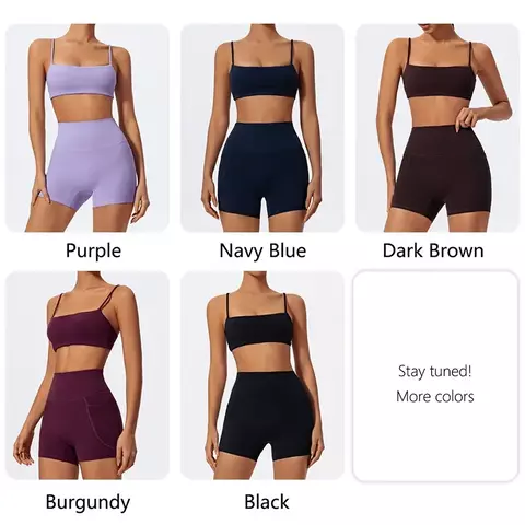 Ctenkevet feminino duas peças conjunto de treino de ginásio sutiã feminino conju