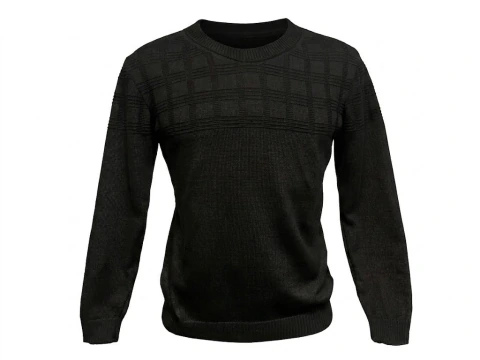 SUETER TRICOT PRETO