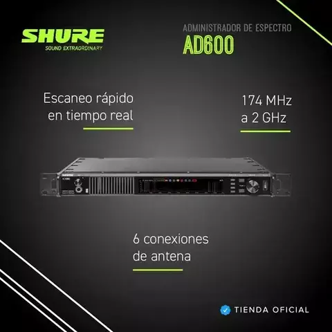 Gestor de Espectro SHURE AD600US