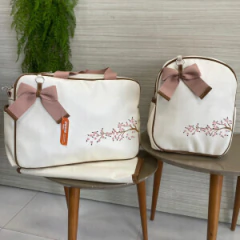 kit bolsa 3 pecas encantos (rose) 2056 MAYSA BABY