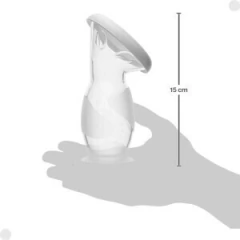 COLETOR DE LEITE MATERNO EM SILICONE COM VENTOSA 16262 BUBA - comprar online