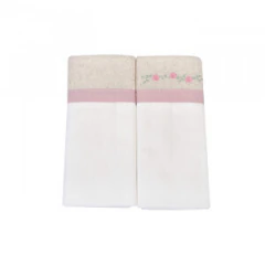 KIT CUEIRO C/ 2UN LT NATURE RBB 80X80 CM 531263 MINASREY