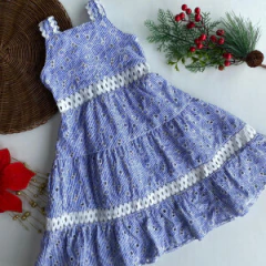 VESTIDO FEMININO AZUL ANOITECER 2 2001290-6861-2 KYLY