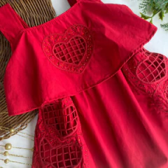 VESTIDO FEMININO VERMELHO CRANBERRY 19 166 2 2001261-400031-2 KYLY - comprar online