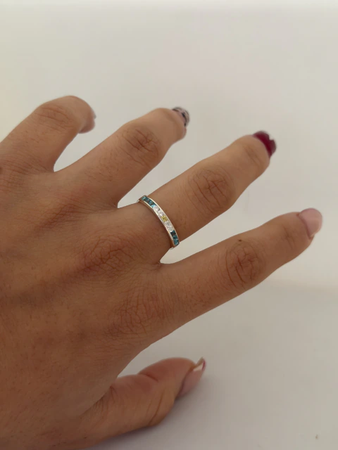 Anillo Bandera Argentina | Plata 925