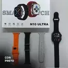 Smart Watch - N10 ULTRA - 49mm / Kit 4 Pulseiras - Série - Custo Benefícios - Dourado