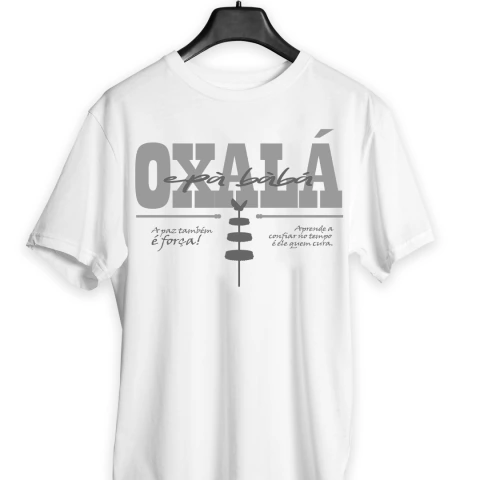 Camiseta Frase Oxalá Masculina M2 - comprar online