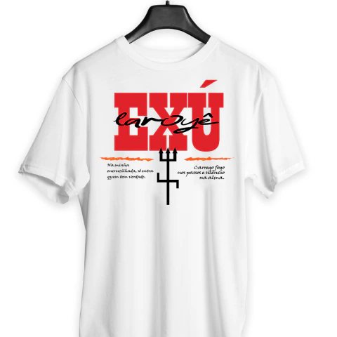 Camiseta Frase Exú Masculina M2 - comprar online