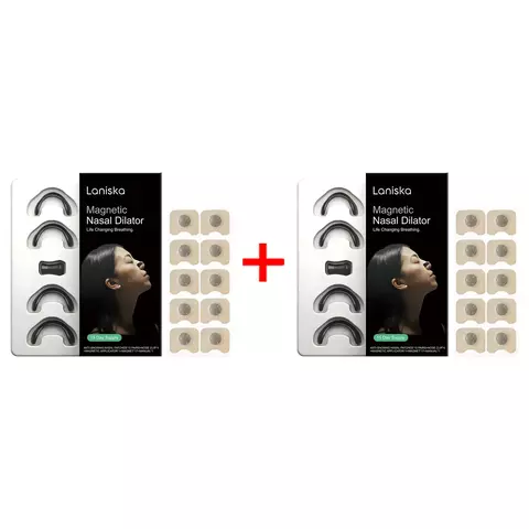Kit Dilatador Nasal Doxa Magnético, tiras de respiração para nariz abafado